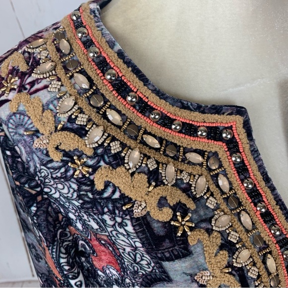 Soft Surroundings Venetian Velvet tunic Top - Picture 5 of 12